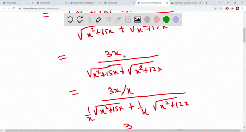 find-the-limit-hint-rationalize-and-then-divide-the-numerator-and-denominator-by-x-lim-x-x2-15x-x2-12x-87394