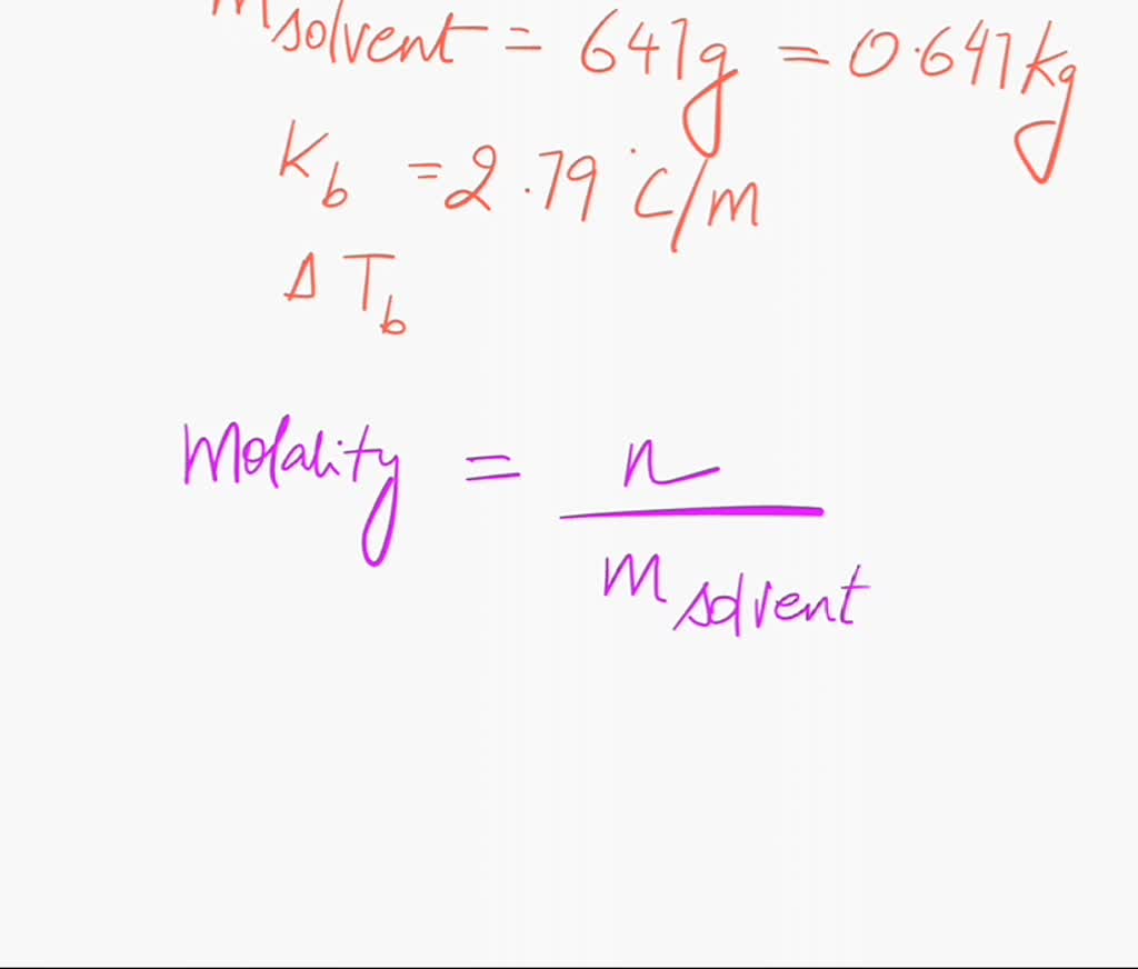 What Is The Boiling Point Elevation When 147g Of Lactic Acid