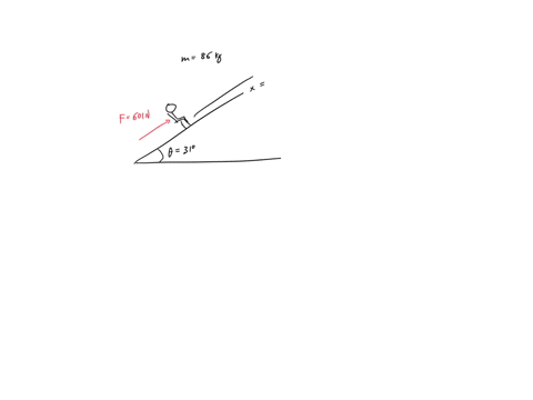 a-physics-professor-is-pushed-up-a-ramp-inclined-upward-at-an-angle-310-above-the-horizontal-as-he-sits-in-his-desk-chair-that-slides-on-frictionless-rollers-the-combined-mass-of-the-profess-53094