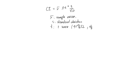 question-1-use-the-t-distribution-to-find-a-confidence-interval-for-a-mean-given-the-relevant-sample-results-give-the-best-point-estimate-for-the-margin-of-error-and-the-confidence-interval-30595