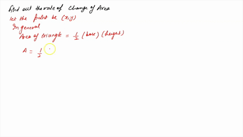 b-particle-moves-on-the-line-y-2-in-such-a-way-that-its-x-coordinate-changes-at-the-constant-rate-of-5-units-per-second-a-right-triangle-is-formed-by-the-line-joining-the-particle-to-the-ori-94147