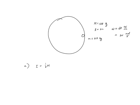 a-solid-disk-merry-go-round-of-radius-200-m-and-mass-100-kg-is-spinning-at-a-rate-of-60-rpm-revolutions-per-minute-a-child-of-mass-25kg-stands-on-the-edge-of-the-merry-go-round-the-child-can-86534