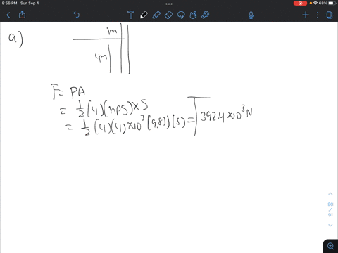 a-s-mhigh-5-m-wide-rectangular-plate-blocks-the-end-of-a-4-m-deep-fresh-water-channel-as-shown-in-figure-q3-the-plate-is-hinged-about-point-_-a-and-is-restrained-from-opening-by-the-ridge-at-87695