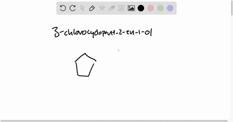 draw-the-skeletal-structure-for-3-chlorocyclopent-2-en-1-ol