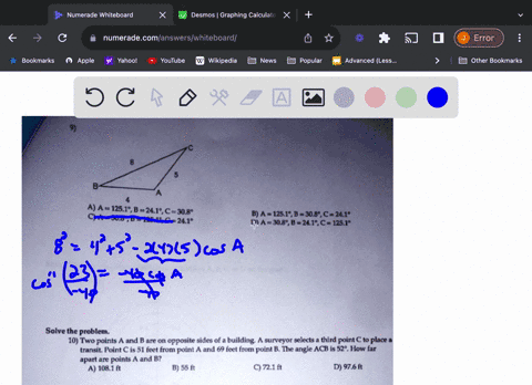 a12510-b2418c-308-3082-12519-2418-b-a-12519b-3088c-241-d-a3o8-8-241c-1251-solve-the-problem_-10-two-points-and-tnton-opposile-sides-of-a-building-survevor-sclects-4-third-point-place-transit-16353