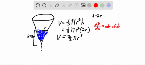1-a-large-conical-tank-is-positioned-so-that-its-vertex-is-positioned-downward-water-drains-out-from-a-hole-at-the-vertex-as-the-water-drains-the-height-of-the-water-measured-from-the-vertex-31381
