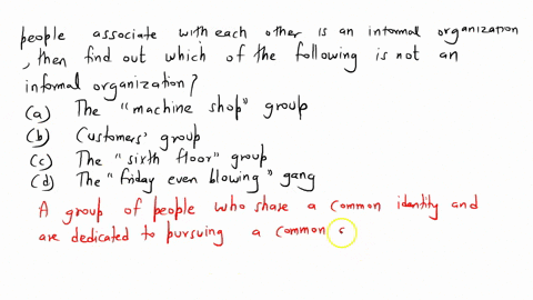 if-a-network-of-interpersonal-relationship-that-arise-when-people-associate-with-each-other-is-an-informal-organization-then-find-out-which-of-the-following-is-not-an-informal-organization-a-78409