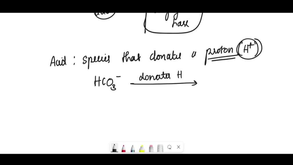 SOLVED In the following reaction HCO3^ (aq) + H2O (aq) > H2CO3