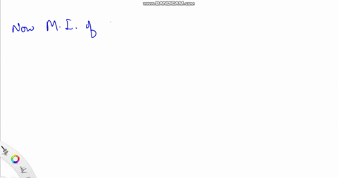 shown-below-is-a-small-particle-of-mass-17-g-that-is-moving-at-a-speed-of-10-ms-when-it-collides-with-and-sticks-to-the-edge-of-a-uniform-solid-cylinder-the-cylinder-is-free-to-rotate-about-32735