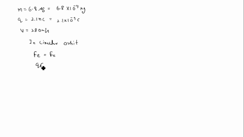find-the-line-charge-density-on-a-long-wire-if-a-68-mu-mathrmg-particle-carrying-21-nc-describes-a-2-60217