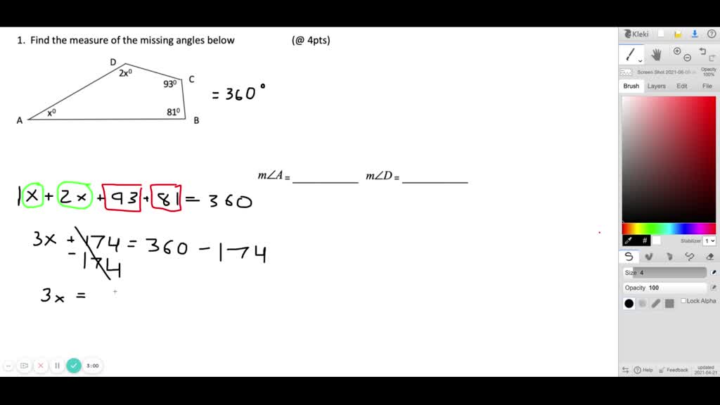 find the sides of regular polygon whose exterior angle is 45
