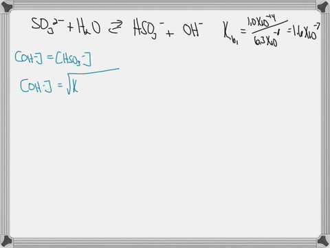 calculate-the-concentrations-of-all-species-in-a-0440-m-na2so3-sodium-sulfite-solution-the-ionization-constants-for-sulfurous-acid-are-ka114102-m-and-ka263108m