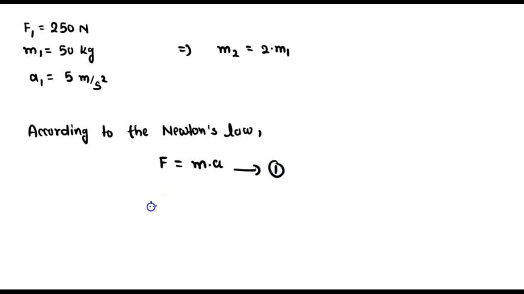 SOLVED: 9. the force of 250 N is exerted to a 50 kg motorcycle with ...