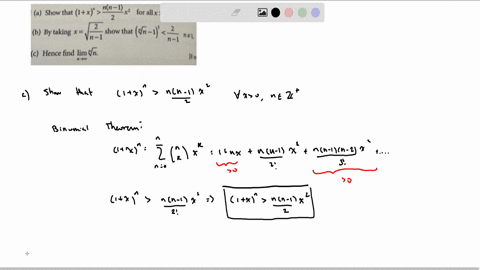 3-a-show-that-1xnfracnn-12-x2-for-all-x0-n-in-mathbbz-b-by-taking-xsqrtfrac2n-1-show-that-sqrtnn-12frac2n-1-quad-n-neq-1-c-hence-find-lim-_n-rightarrow-infty-sqrtnn