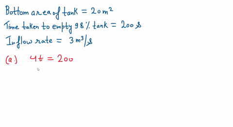 a-certain-tank-has-a-bottom-area-a-20-mthe-liquid-level-in-the-tank-is-initially-5-m-when-the-outlet-is-openedit-takes-200-s-to-empty-by-98-a-estimate-the-value-of-the-linear-resistance-r-b-42878
