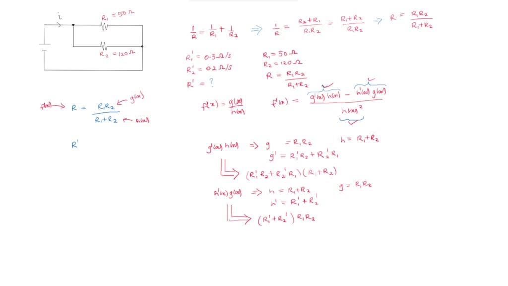 SOLVED: If two resistors with resistances R1 and R2 are connected in ...