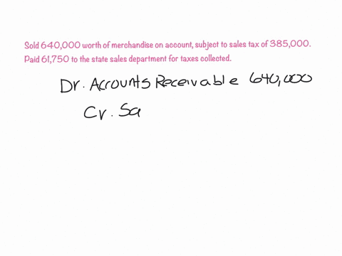 sales-tax-transactions-journalize-the-entries-to-record-the-following-selected-transactions-a-sold-640000-of-merchandise-on-account-subject-to-a-sales-taxof-7-the-cost-of-the-goods-sold-was-52051