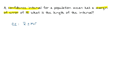 question-4-1-point-confidence-interval-for-a-population-mean-is-sample-mean-margin-of-error-if-we-are-told-that-the-margin-of-error-is-15the-length-of-the-confidence-interval-is-your-answer-19575
