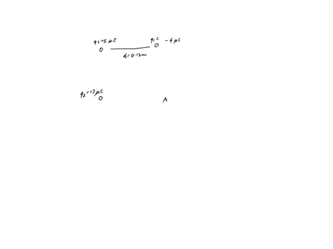 three-point-charges-are-placed-at-the-corners-of-a-rectangle-as-shown-in-the-figure-93-5-uc-91-4uc-12-cm-15-cm-qz-3uc-determine-the-potential-at-point-a-taking-v-0-at-a-great-distance-b-dete-82983