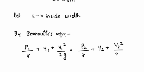 example-312-sluice-gate-water-flows-under-the-sluice-gate-shown-in-fig-e12-determine-the-approximate-flowrate-per-unit-width-of-the-channel-60m-50m-08-m-fig-e12-88532