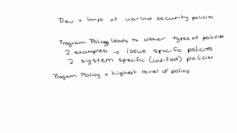as-the-ciso-you-are-responsible-for-for-development-and-implementation-of-various-security-policies-to-ensure-the-protection-of-company-sensitive-information-and-systems-there-are-different-levels-of