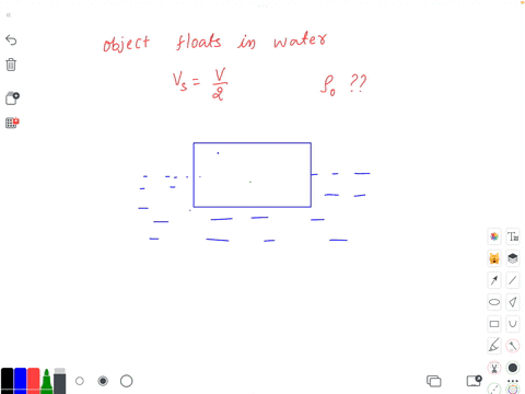 an-object-floats-in-water-with-half-its-volume-submerged-what-is-its-density
