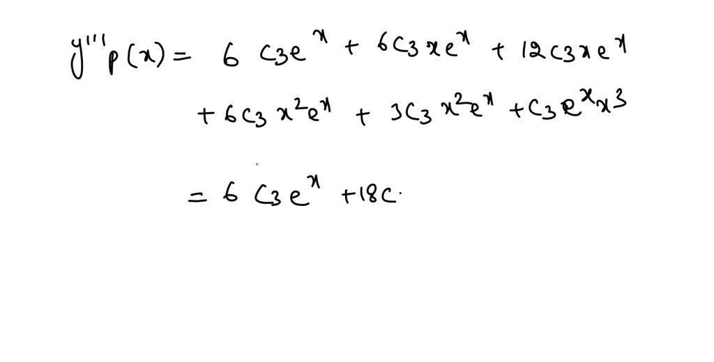 SOLVED Solve the given differential equation by undetermined