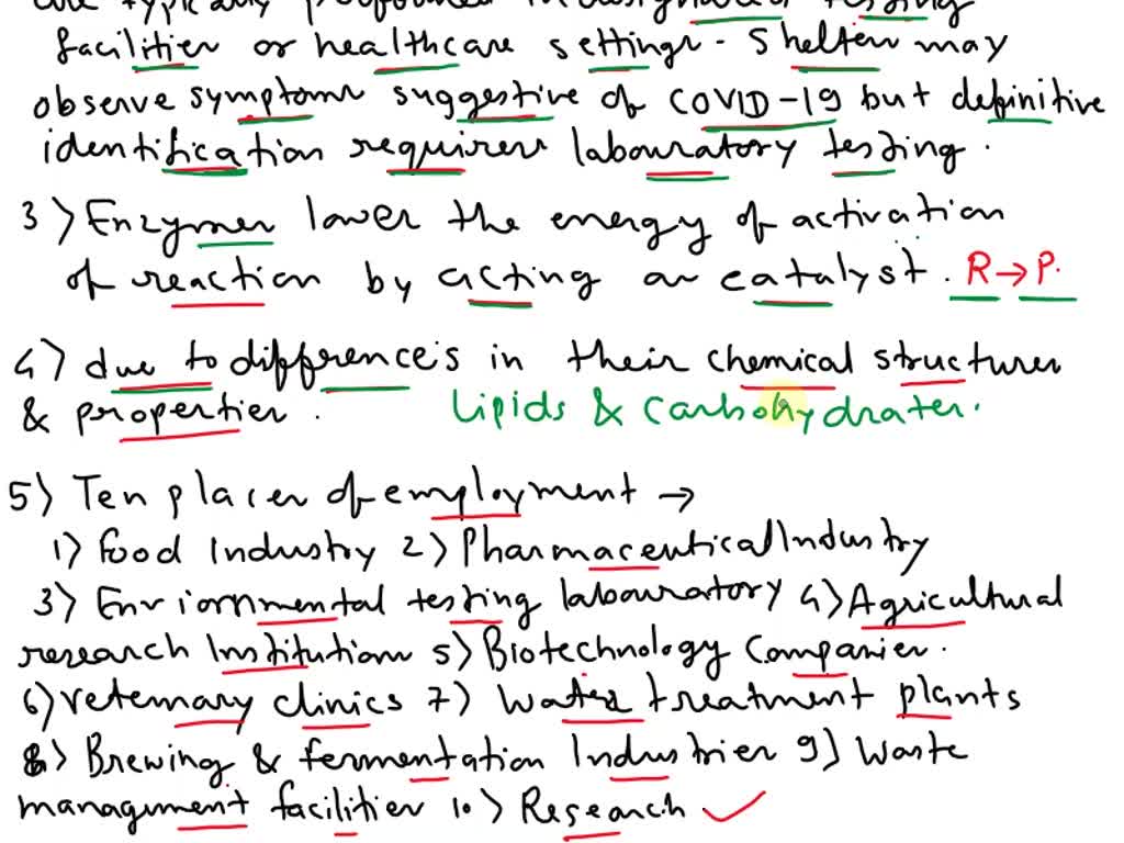 SOLVED 2. List the major types of infectious agents 3. Name 3 methods