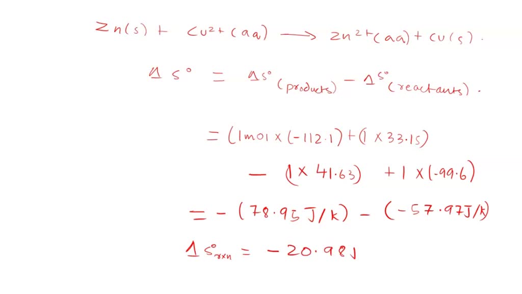 SOLVED: E3C.2(b) Use data from Tables 2C.3 and 2C.4 to calculate the ...