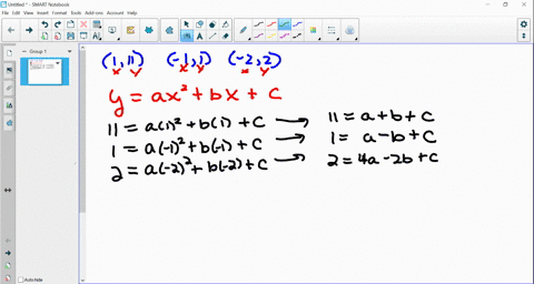 3-fit-a-parabola-find-the-equation-of-the-unique-parabola-that-passes-through-the-three-points-given-to-your-group-no-two-groups-have-the-same-points-you-must-show-all-the-algebra-necessary-27744