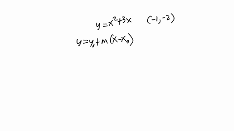 a-find-the-slope-of-the-tangent-line-to-the-parabola-yx23-x-at-the-point-1-2-i-using-definition-1-ii-10897