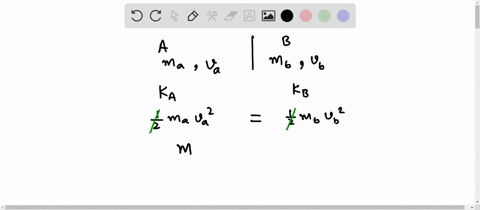 two-bodies-a-and-b-have-equal-kinetic-energies-the-mass-of-a-is-nine-times-that-of-b-the-ratio-of-the-momentum-of-a-to-that-of-b-is