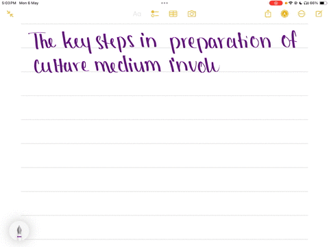 what-are-the-key-steps-in-preparation-of-culture-medium