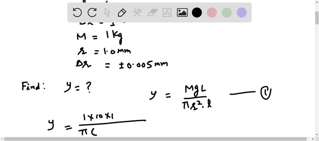 SOLVED: A Student Performs An Experiment To Determine Young's Modulus ...