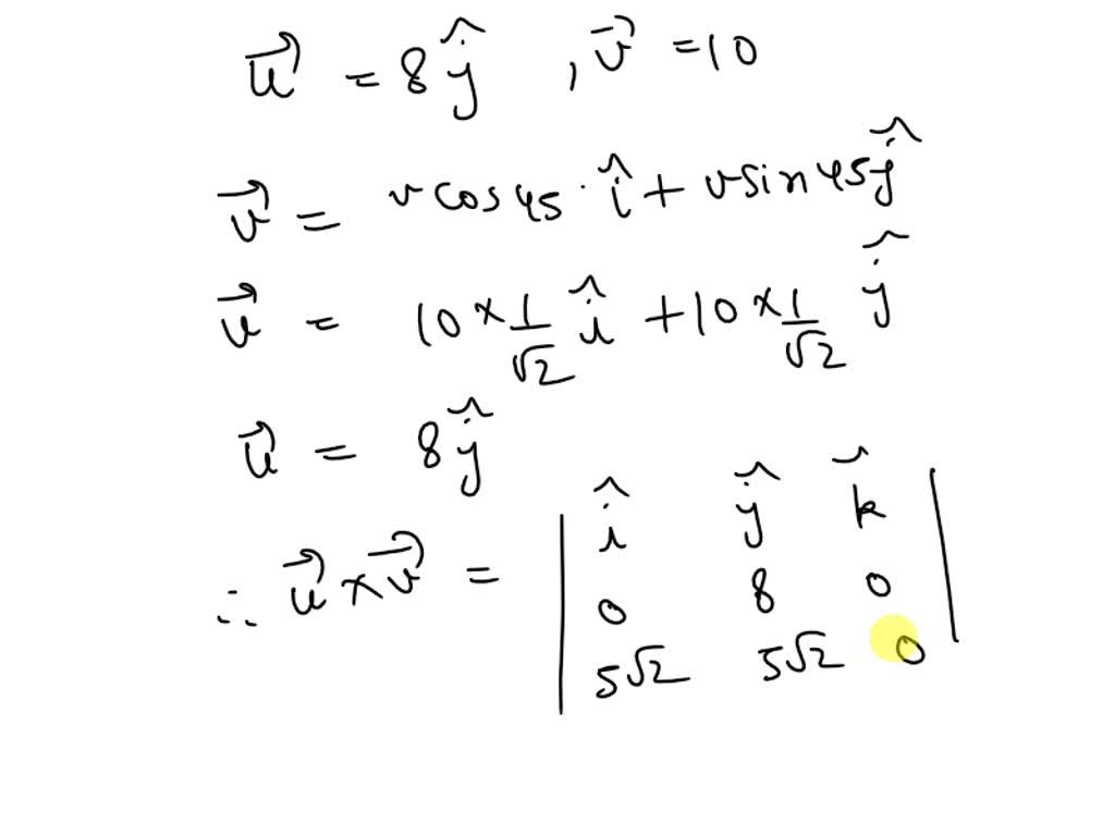 SOLVED 'point) You are looking down at a map. A vector u with ul = 8