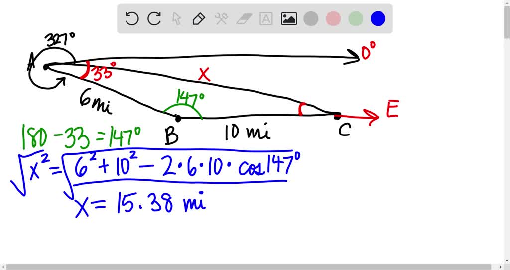 SOLVED Harry hikes from a campsite on a compass bearing of 327^∘ for 6