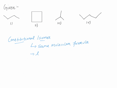 which-pair-of-the-following-compounds-are-constitutional-isomers-2-iv-a-and-ill-iii-pue-ii-8-al-pue-iii-and-iv-12997