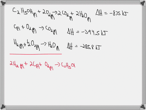 using-hesss-law-calculate-dh-for-the-reaction-2h2g-2cs-o2g-c2h5ohl-c2h5oh-l-2-o2-g-2-co2-g-2-h2o-l-dh-875-kj-c-s-o2-g-co2-g-dh-39451kj-h2-g-12-o2-g-h2o-l-dh-2858-kj-06392