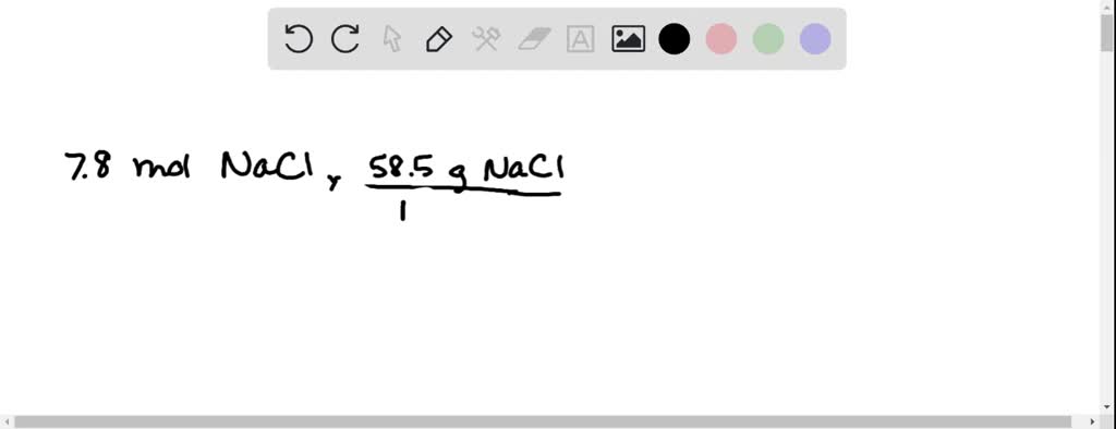 Solved How Many Moles Of Nacl Are In Grams Of Nacl