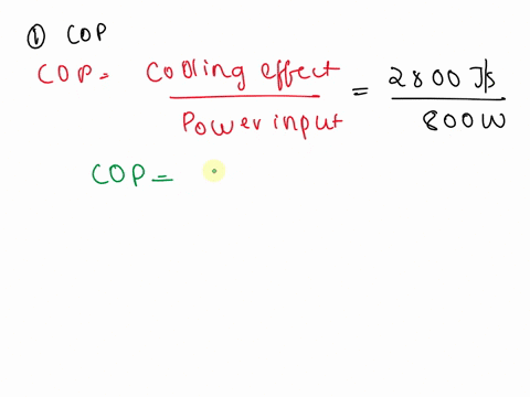 an-air-conditioner-operating-at-steady-state-maintains-a-dwelling-at-20oc-on-a-day-when-the-outside-temperature-is-35oc-energy-is-removed-by-heat-transfer-from-the-dwelling-at-a-rate-of-2800-29025