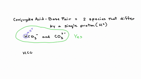 which-of-the-following-pairs-of-species-are-conjugate-acidbase-pairs-hco3-co32-hcoo-hcooh-hno3-no3-hso4-so42-h3o-oh-oh-h2o