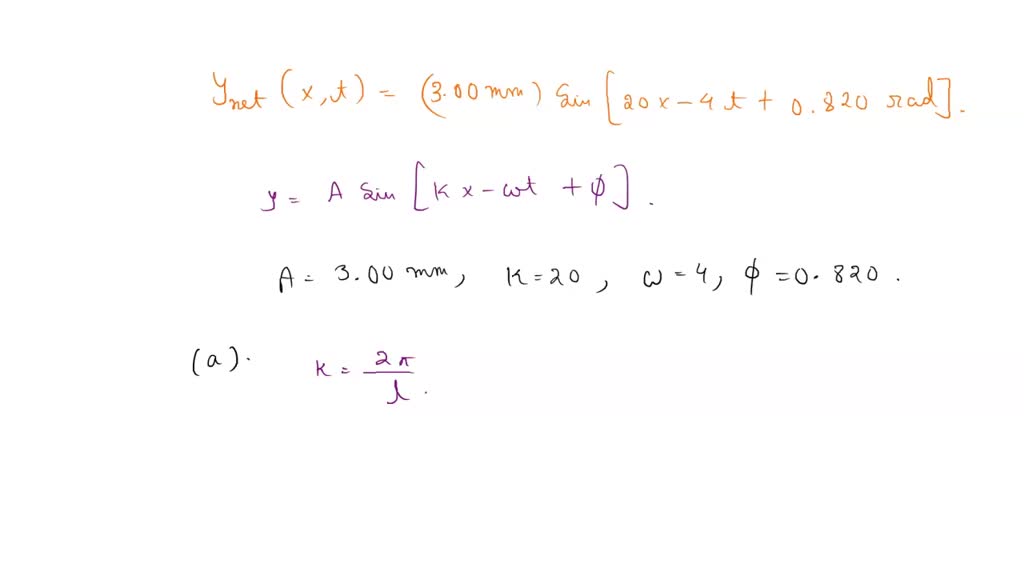 SOLVED:Two Sinusoidal Waves, Identical Except For Phase, Travel In The ...