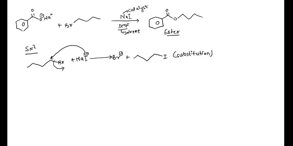 SOLVED: What is the step-by-step mechanism for an SN2 reaction of ...