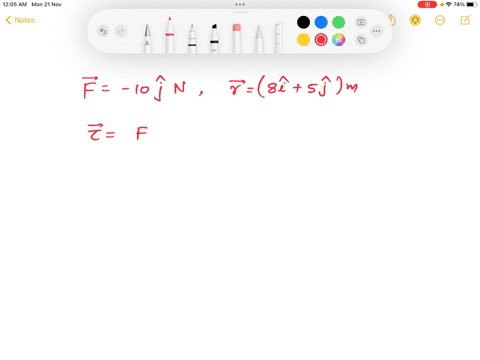 force-f-10jn-is-exerted-on-a-particle-at-r-8i5jm-what-is-the-torque-on-the-particle-about-the-origin-xyz-______________-nm-25612