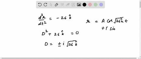 Solve the vector valued differential equation below d2r lijk...