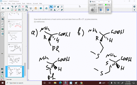 draw-both-enantiomers-of-each-amino-acid-and-label-them-as-r-or-s-a-phenylalanine-b-methionine-5-29262