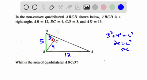 in-the-non-convex-quadrilateral-abcd-shown-below-lbcd-is-right-angle-ab-12-bc-4cd-3-and-ad-13-what-is-the-area-of-quadrilateral-abc-d-07298