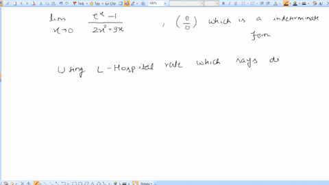 use-hopitals-rule-to-rewrite-the-given-limit-so-that-it-is-not-an-indeterminate-form-e-1-lim-lim-x-02x2-9x-x-0-evaluate-the-limit-e-1-lim-x-0-2x2-9x-type-an-exact-answer-56876