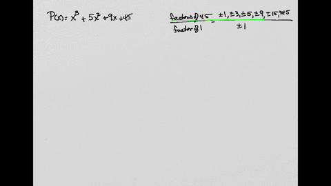 find-all-zeros-of-the-polynomial-enter-your-answers-as-a-comma-separated-list-enter-all-answers-including-repetitions-px-x3-5x2-9x-45-99042