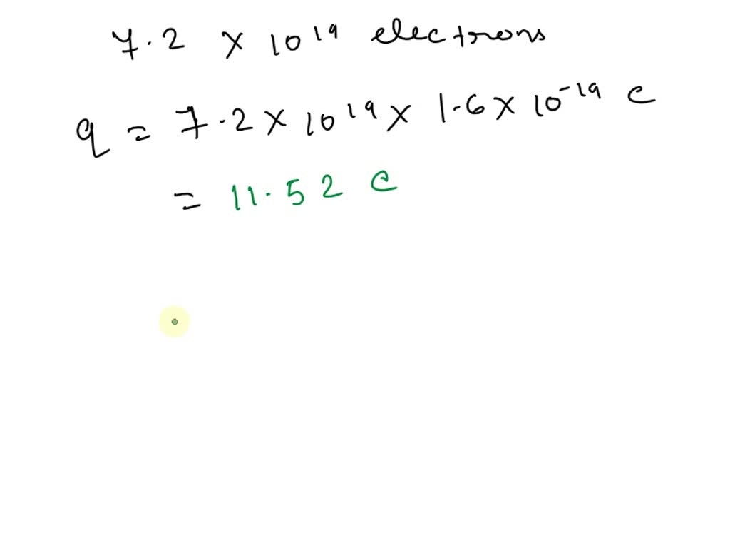 SOLVED: 2. Por la sección transversal de un conductor metálico pasan 7 ...